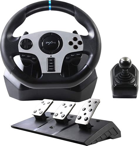 PXN V9 Gaming Racing Wheel with Pedals and Shifter, 270/900 .